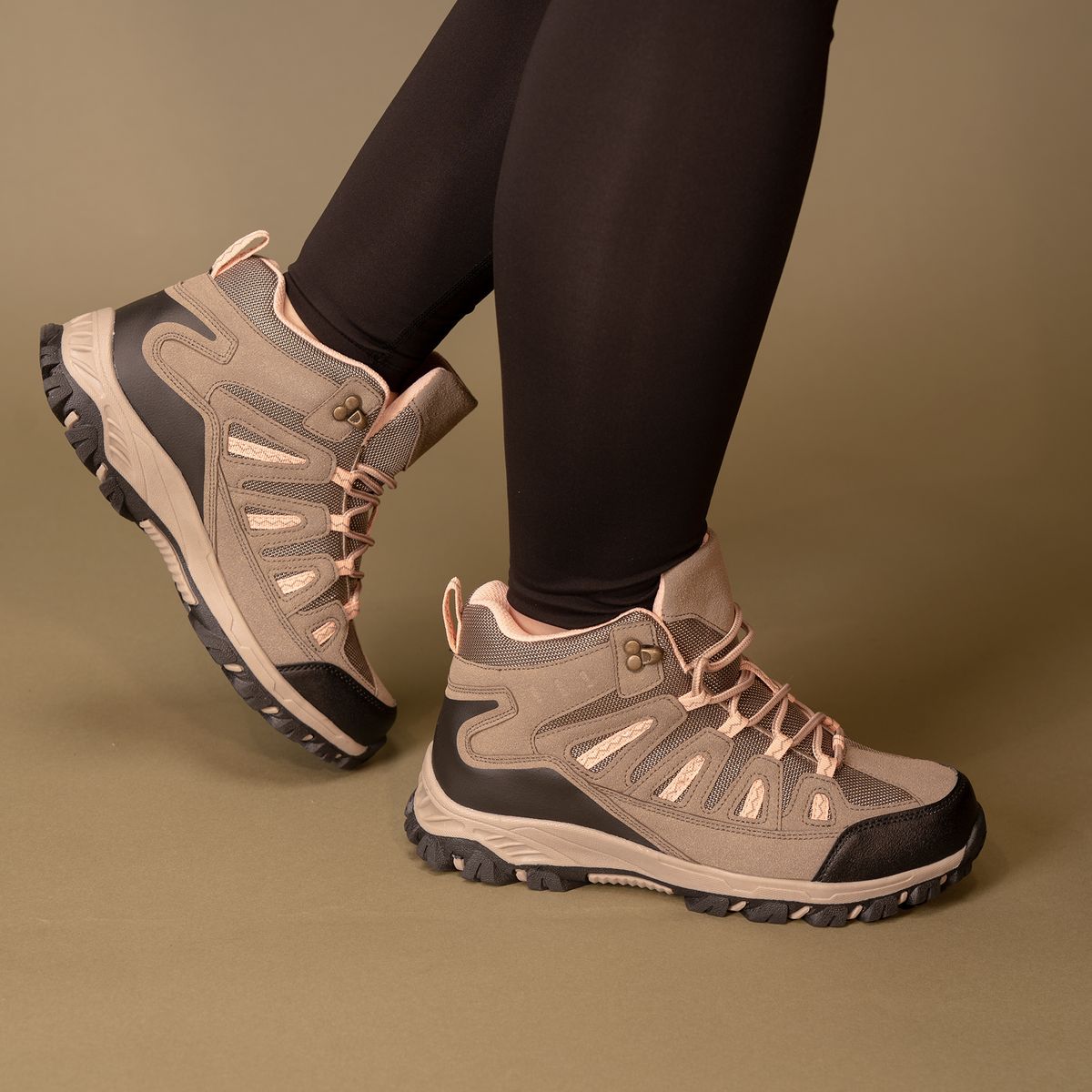 CARBIN - Bototo Mujer Beige Darién Carbin