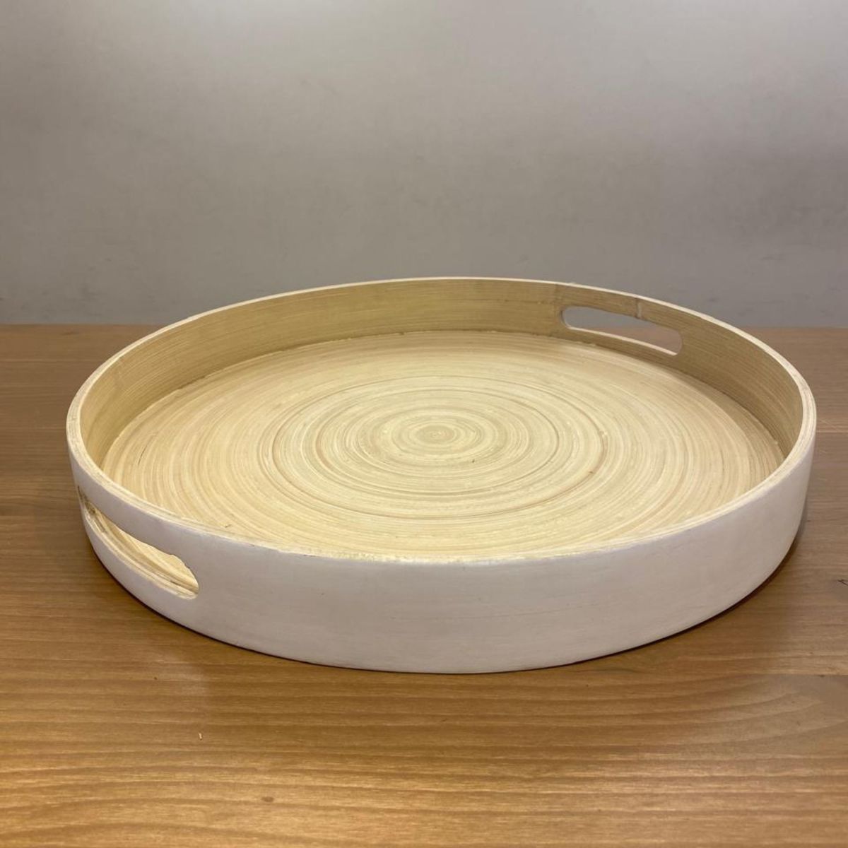 BOHEMIK - Bandeja Redonda Blanca Elisa