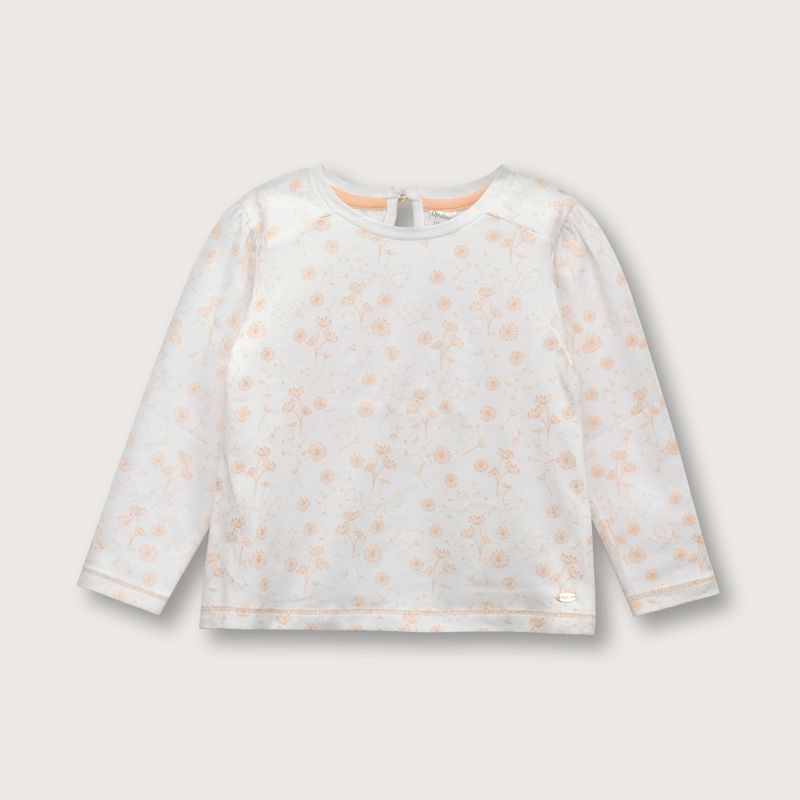 OPALINE - Polera de niña manga larga dorado (6 meses a 4 años)