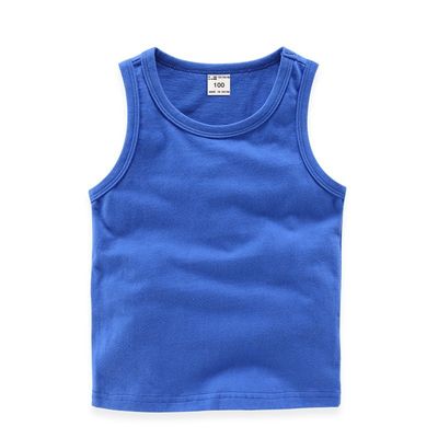 Imagen 2 del producto Pack 3 Poleras Sin Mangas Para Niños 100 Algodon - Camiseta Musculosa