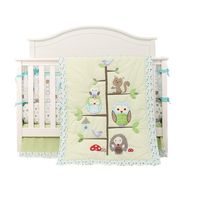 SET ROPA DE CUNA BUHO BEBÉ