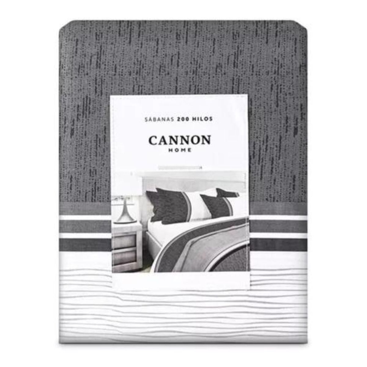 CANNON - Sabana 2 Plaza Ec Cannon 200 Hilos Moka