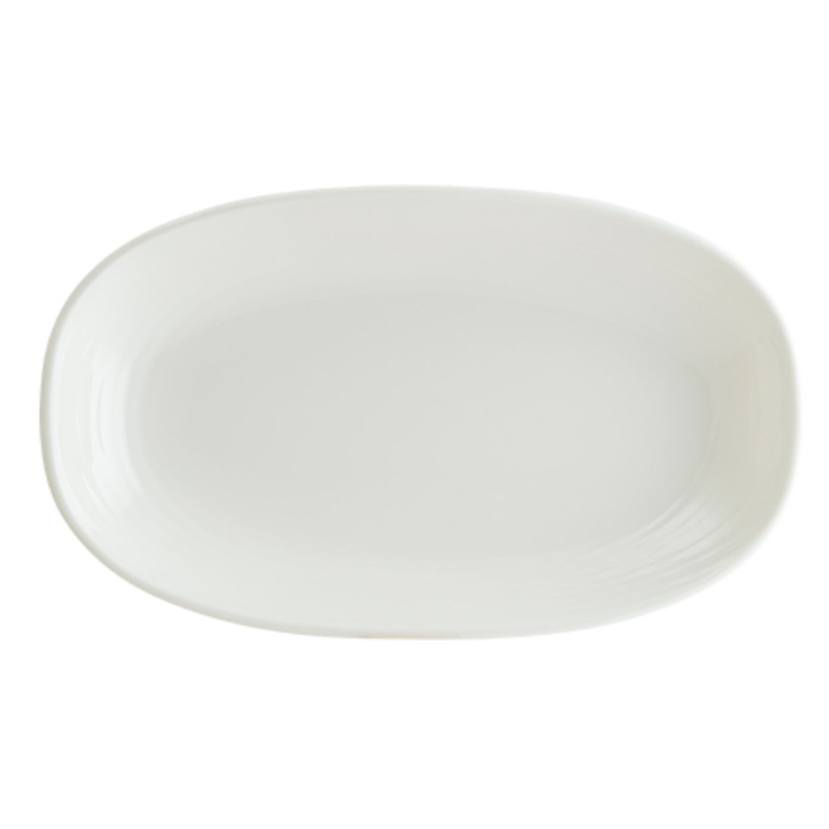 BONNA - Plato Porcelana Ovalado 29x17 cm Loop Set 6 pcs