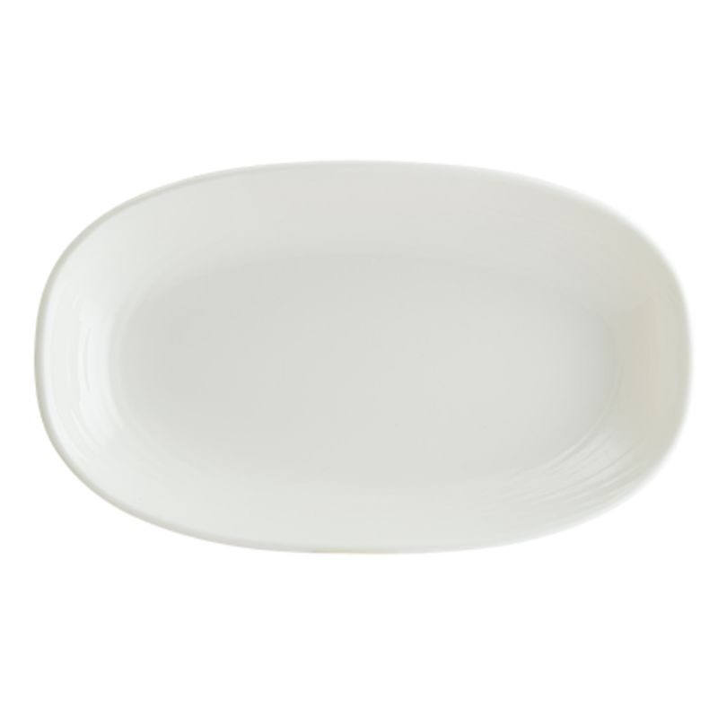 BONNA - Plato Porcelana Ovalado 29x17 cm Loop Set 6 pcs