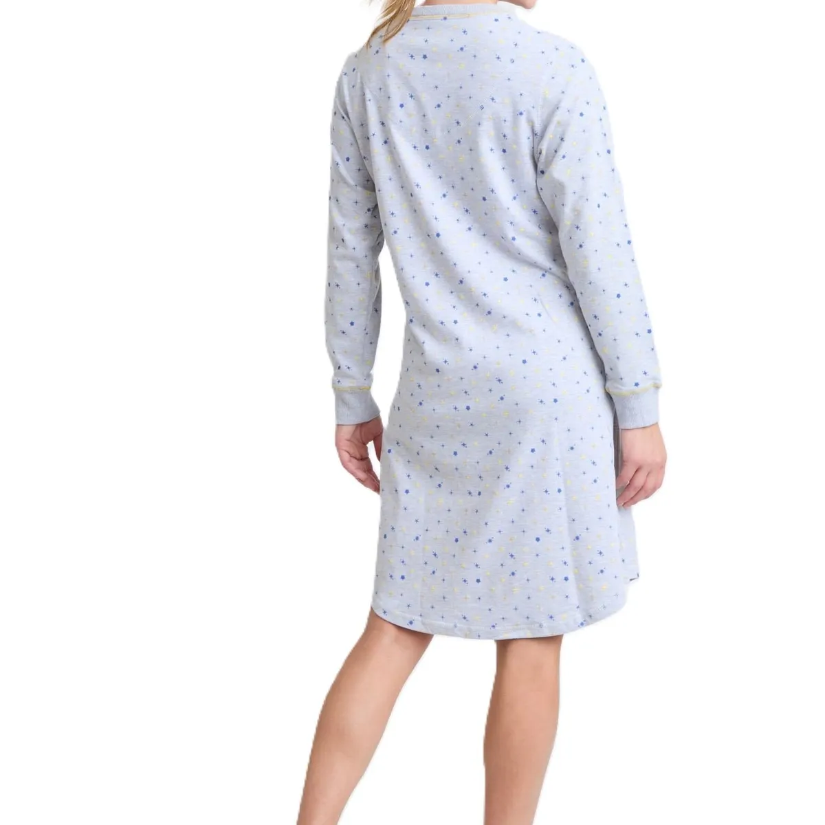 BECKIL - BECKIL COD 708 CAMISOLA ALGODON GAMUZADO ESTAMPADO ESTRELLAS