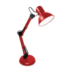 IRM - LAMPARA DE ESCRITORIO CON BRAZO FLEXIBLE ROJO