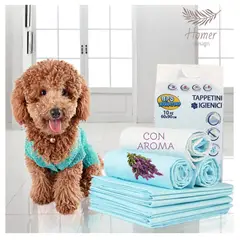 HOMER DESIGN - 100 Sabanillas Perros De Entrenamiento Pañales 60x90Cm aroma