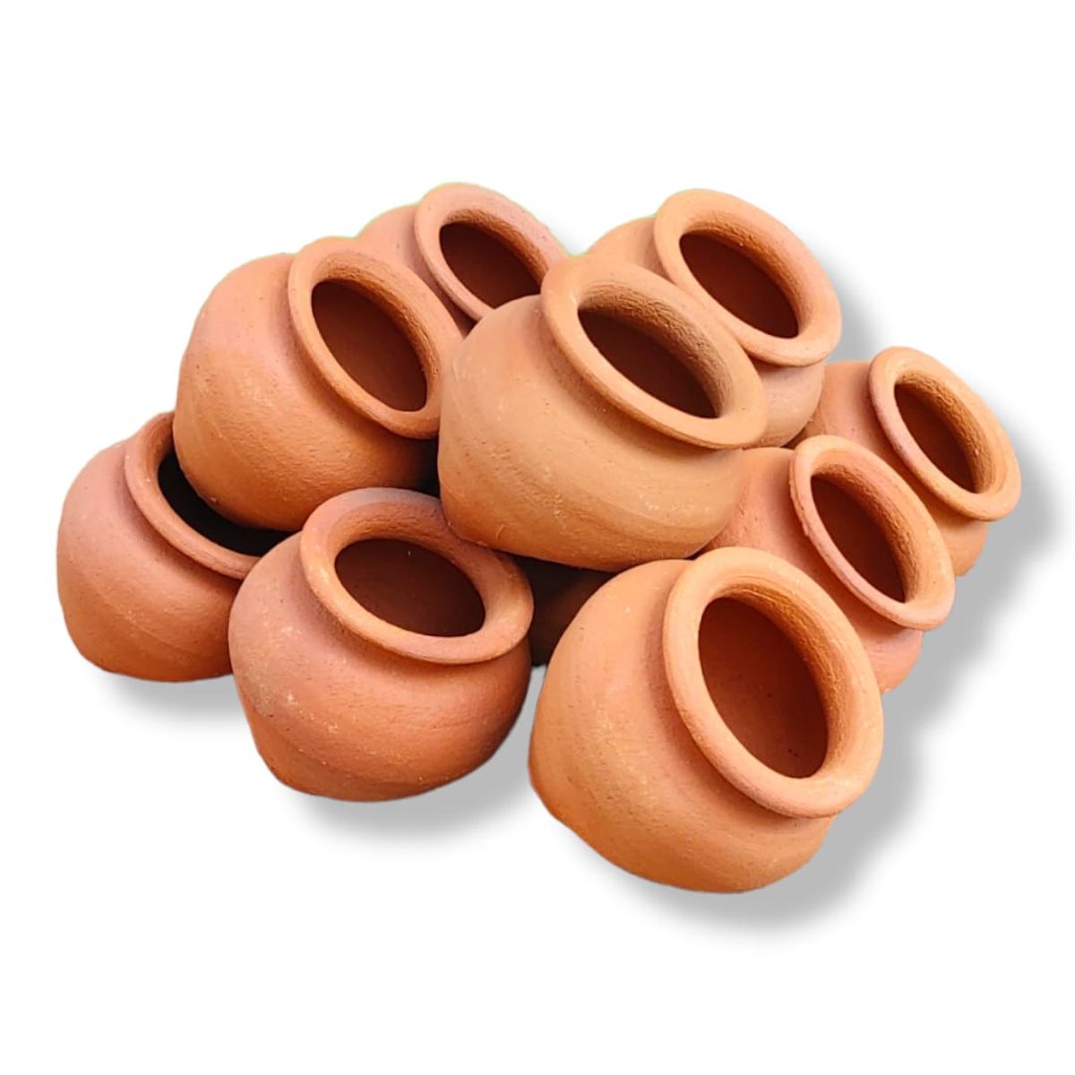 GENERICO - Maceteros de Greda (tinajas). Pack 10 Unidades. Pomaire Online