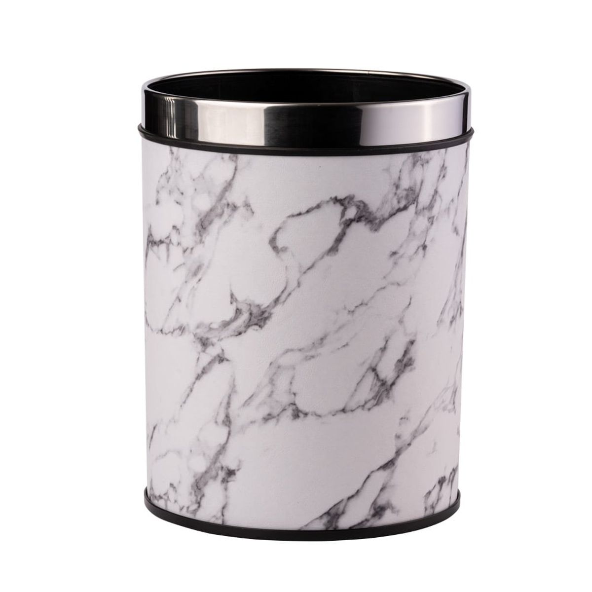 GENERICO - BASURERO 23.5X29.5CM PLASTICO BLANCO BIGHOUSE-MIMBRAL