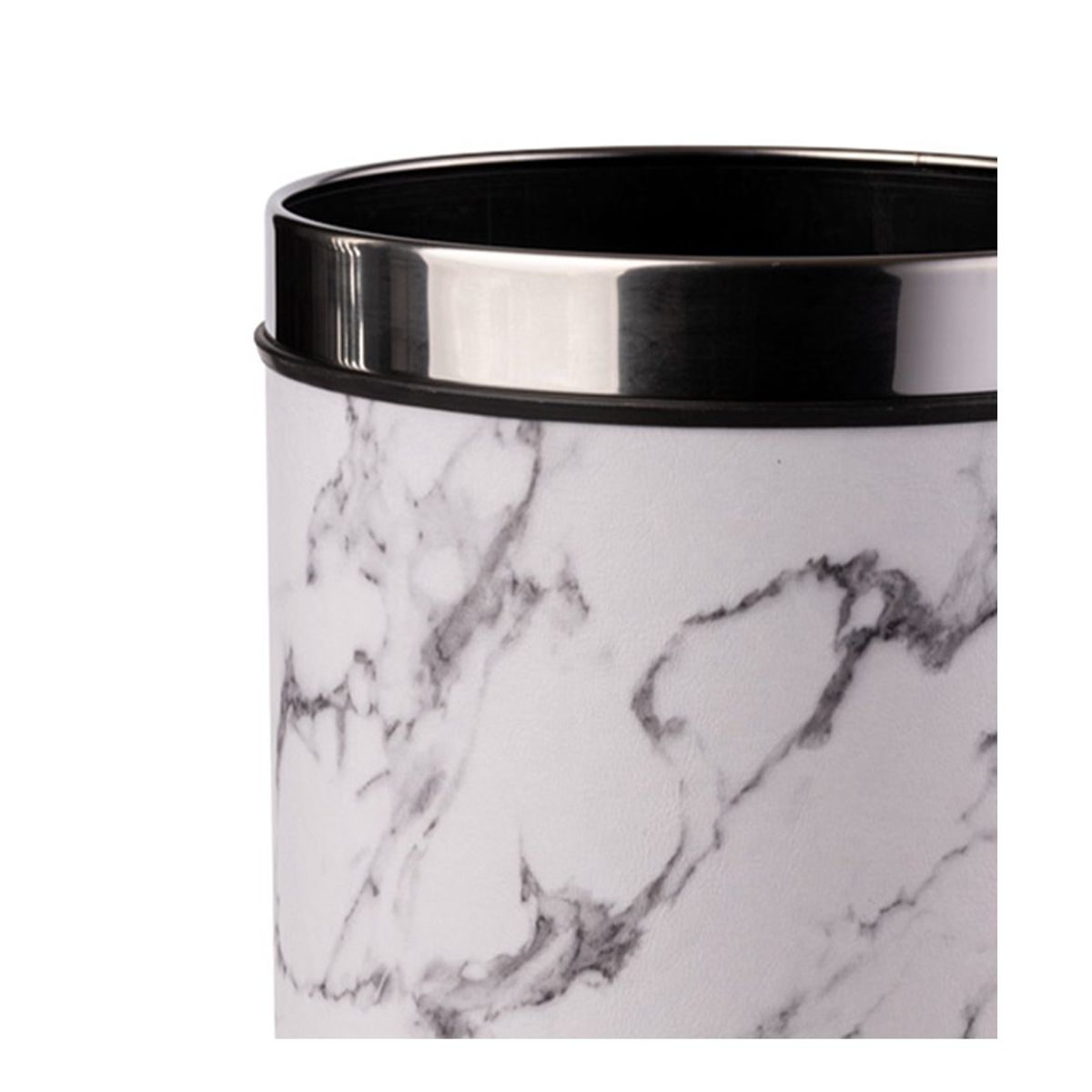 GENERICO - BASURERO 23.5X29.5CM PLASTICO BLANCO BIGHOUSE-MIMBRAL