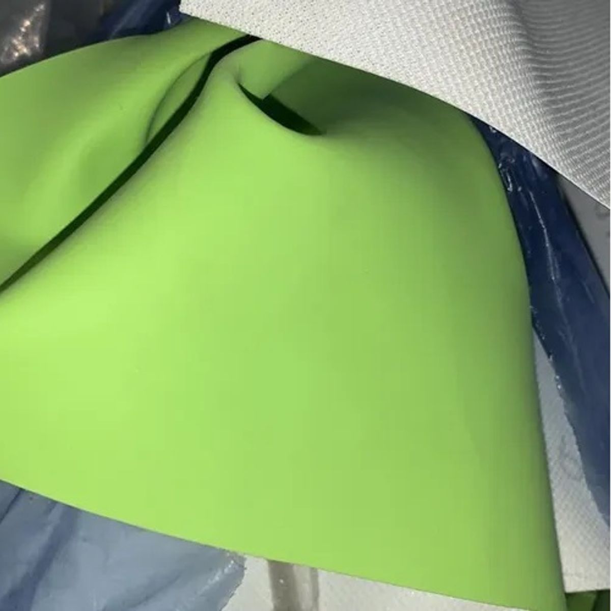 REHUCE - Tela cuerina PU por metro   Verde