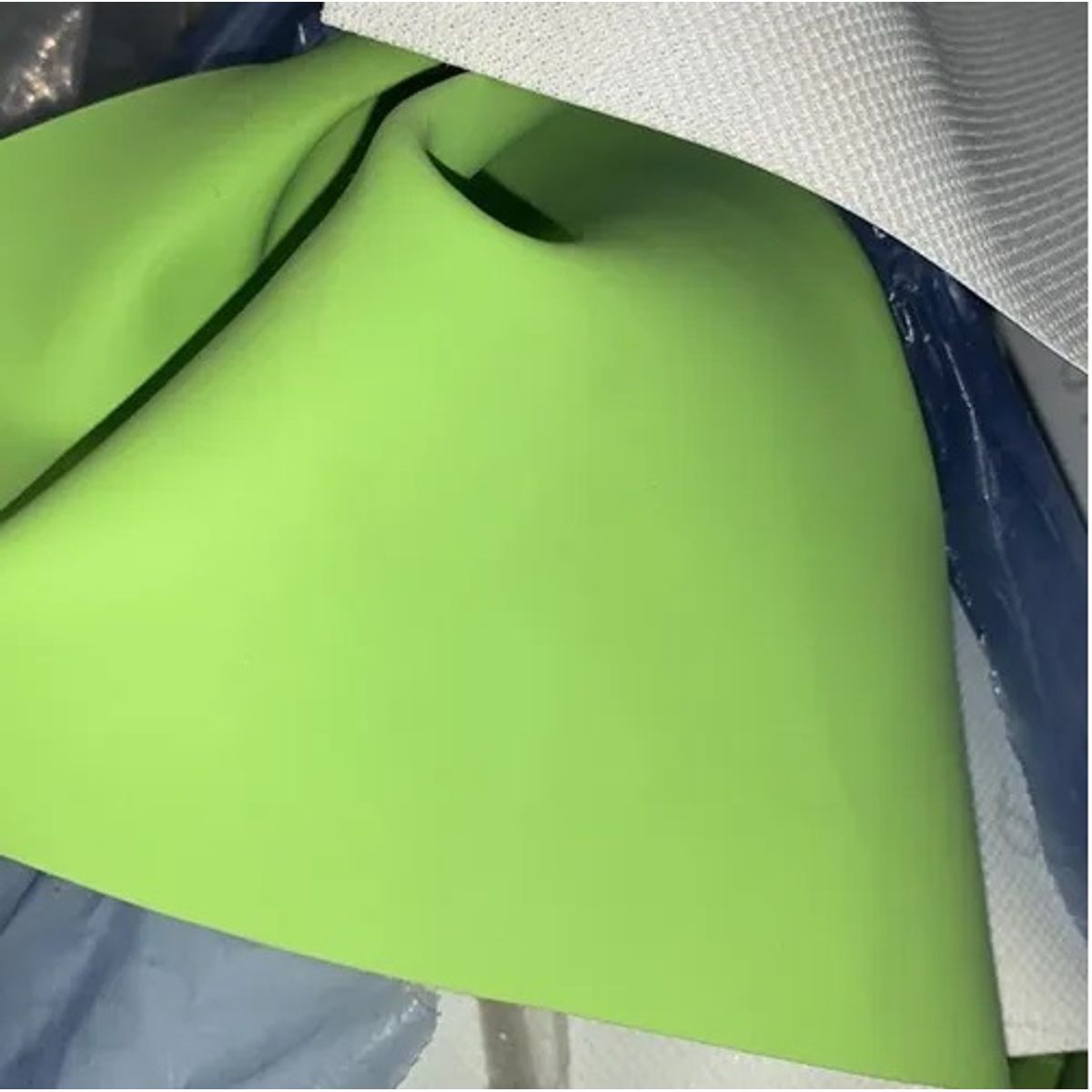 REHUCE - Tela cuerina PU por metro   Verde