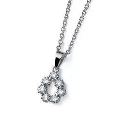 OLIVER WEBER - Colgante Way Rodio Cristal Swarovski