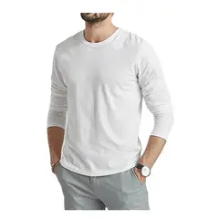 GARSIL - Polera Para Hombre Con Manga Larga - 100 Algodon - Camiseta.---