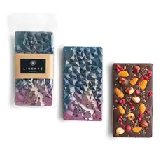 LIBERTE - Tableta Premium Galaxia Chocolate Semi Amargo 100 gr