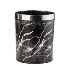 GENERICO - BASURERO 22X22X27CM PLASTICO NEGRO BIGHOUSE-MIMBRAL