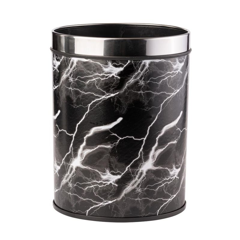 GENERICO - BASURERO 23.5X29.5CM PLASTICO NEGRO BIGHOUSE-MIMBRAL.