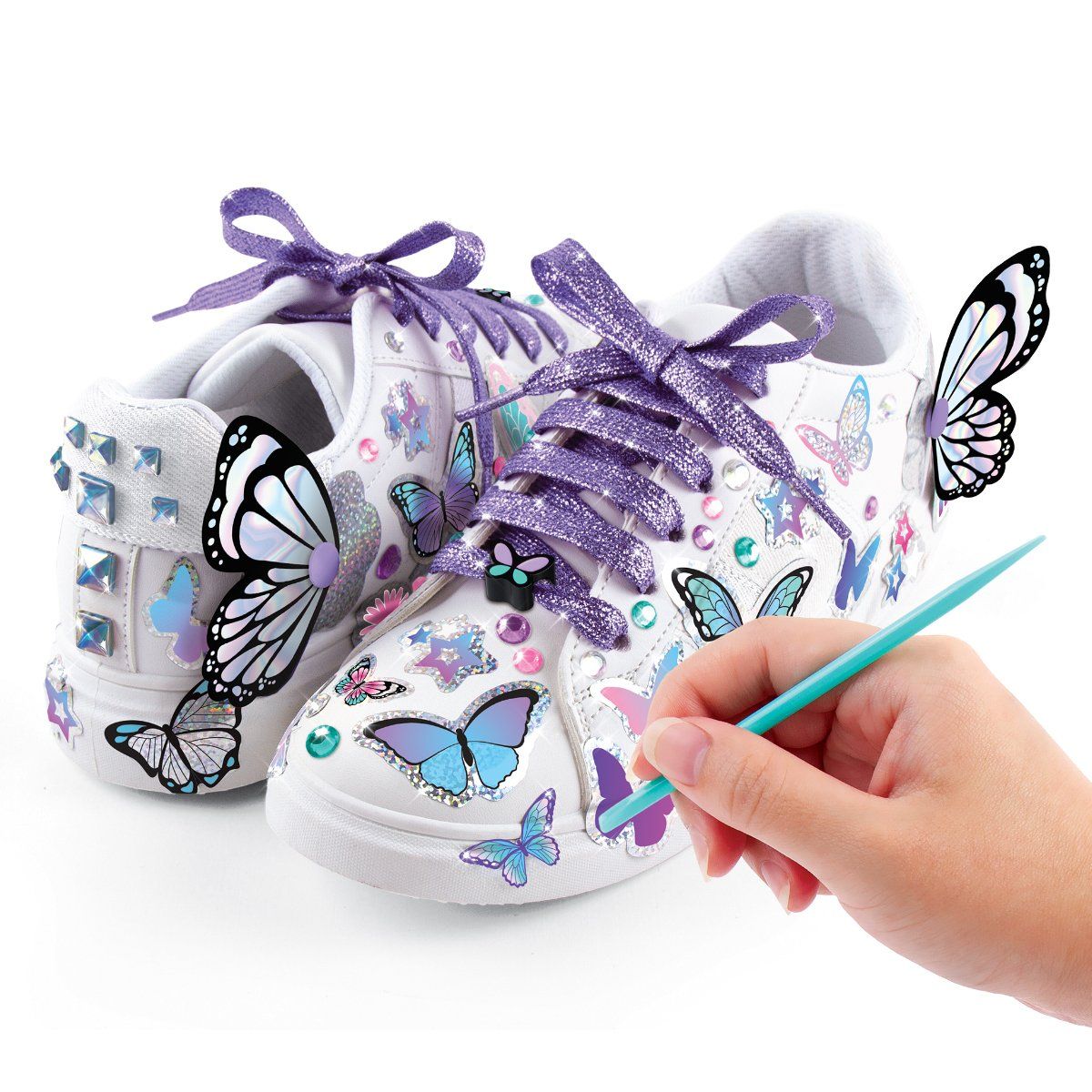 MAKE IT REAL - Decora tus Zapatillas Make it Real Set Mariposa