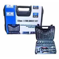 OEM - Caja De Herramientas 37 Piezas Con Juegos Set De Dados