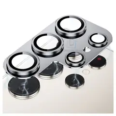 GENERICO - Lámina Para Cámara De Aluminio Para Samsung S23 Ultra-Silver