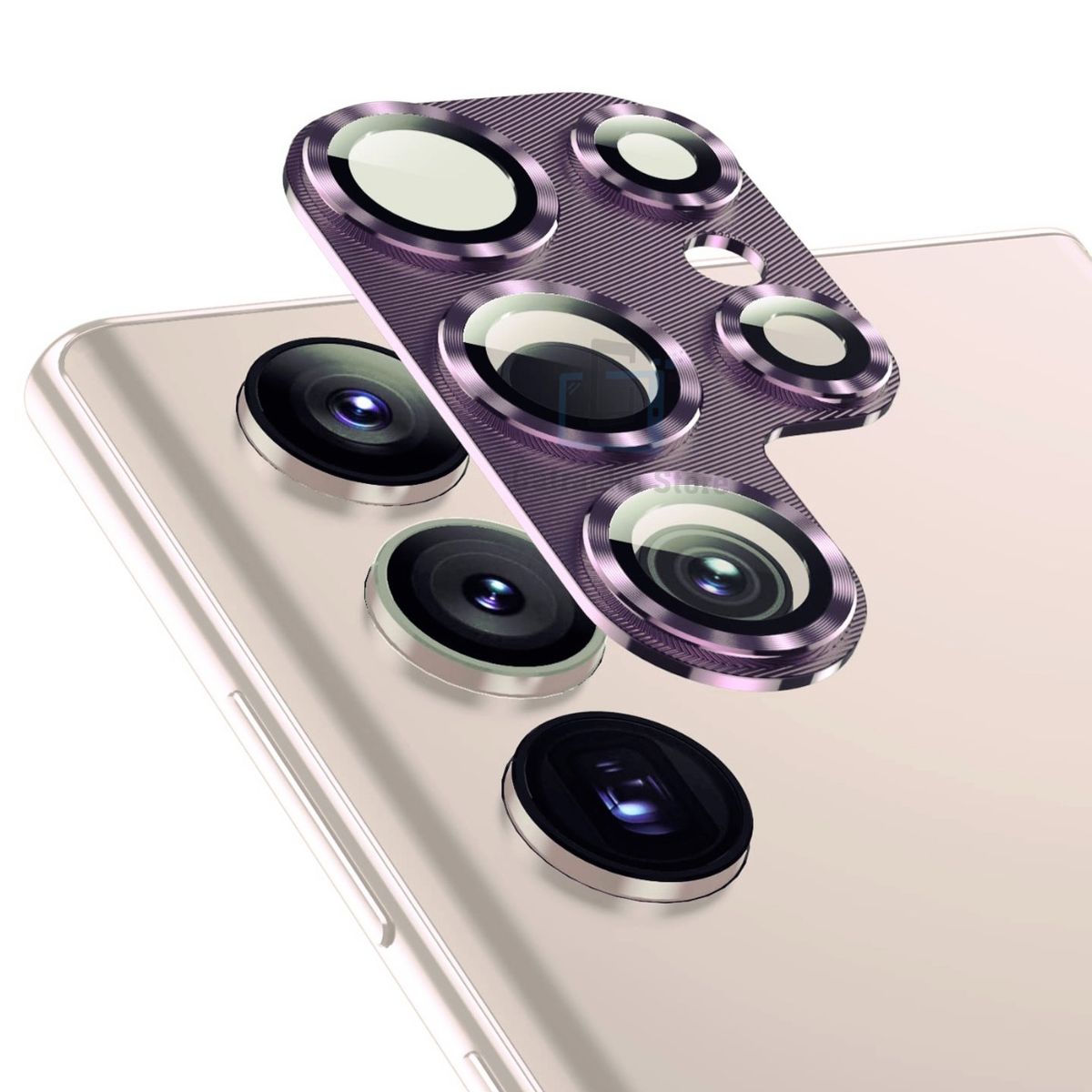 GENERICO - Lámina Para Cámara De Aluminio Para Samsung S23 Ultra-Lavanda