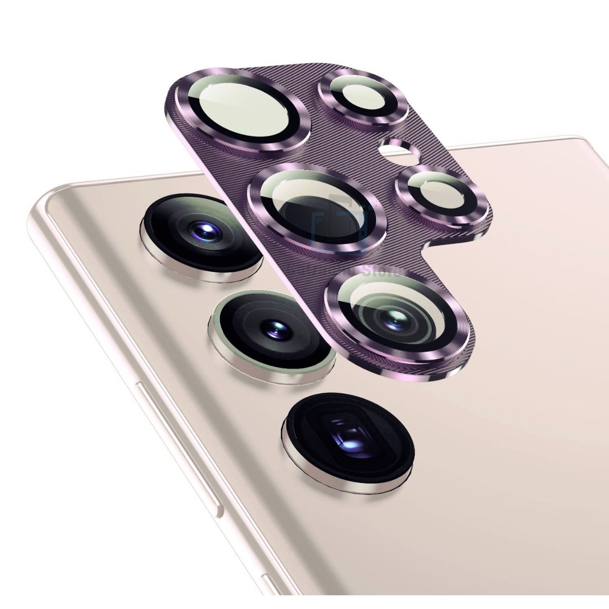 GENERICO - Lámina Para Cámara De Aluminio Para Samsung S23 Ultra-Lavanda