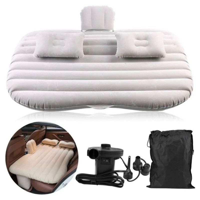 GENERICO - Colchon Trasero Inflable  Compresor 12v Para Autos