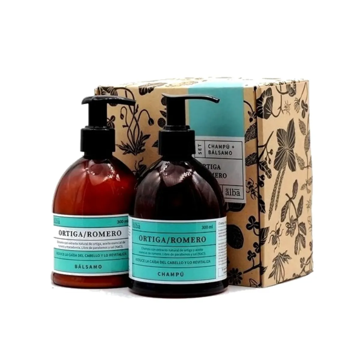 GENERICO - Tratamiento Anticaída Champú y Bálsamo Ortiga Romero - Del Alba