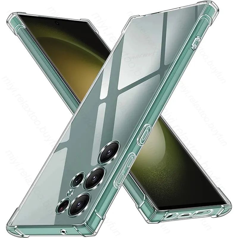 GENERICO - Carcasa Para Samsung Galaxy S23 Ultra Transparente Antigolpe