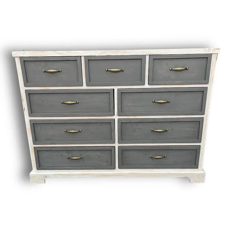 TAIKKEE - COMODA RUSTICA 9 CAJONES