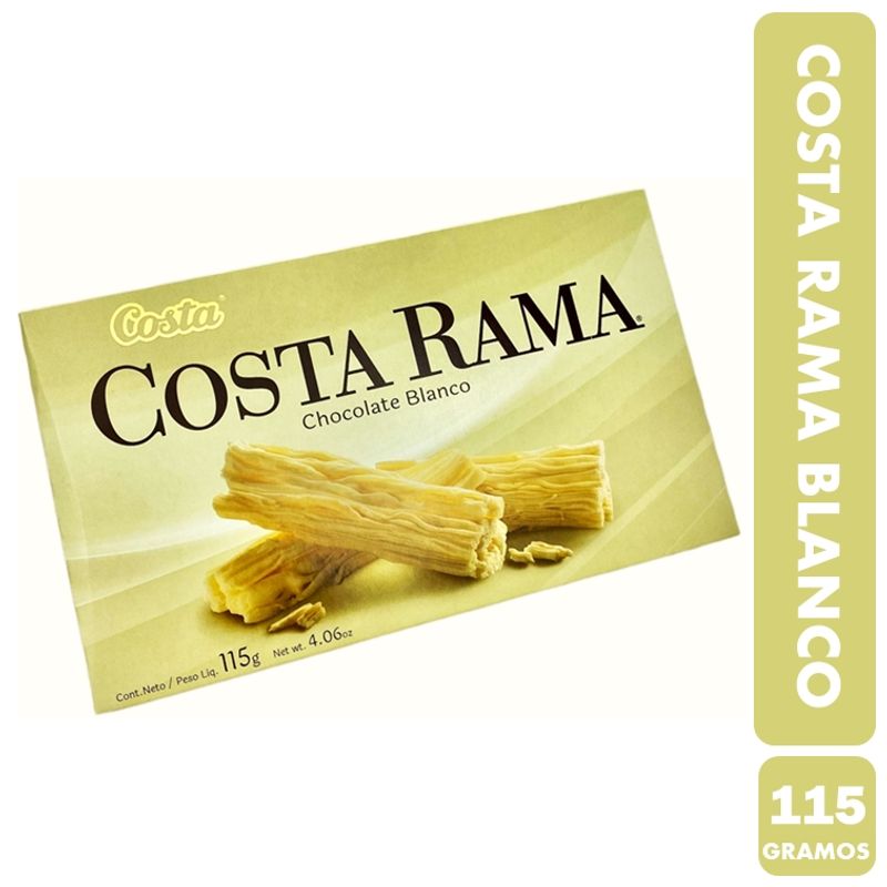 COSTA - Costa Rama Blanco - Chocolate Blanco Caja Con 115G