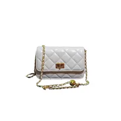 GENERICO - Cartera Crossbody acolchada con cadena