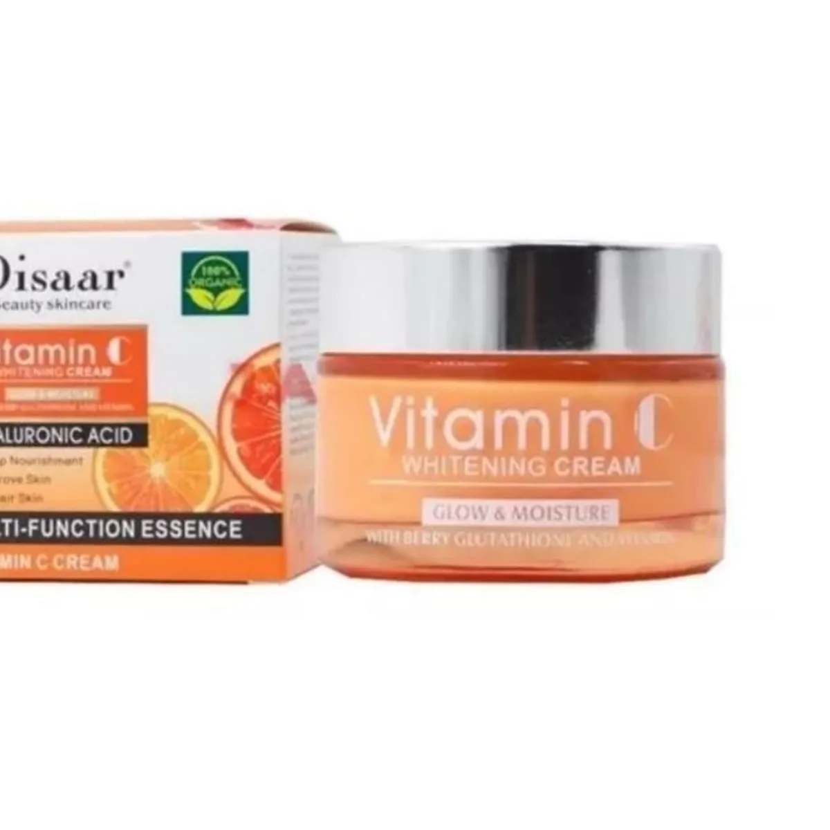 GENERICO - Crema Vitamina C Con Acido Hialuronico Multifunción Antiarrugas.-