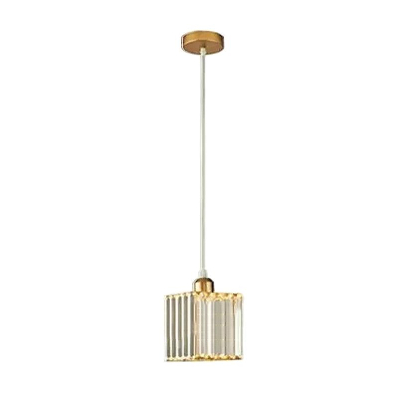 TNAKIEX - Lámpara Colgante Lámpara De Techo Cristal Moderna Decorativa-oro