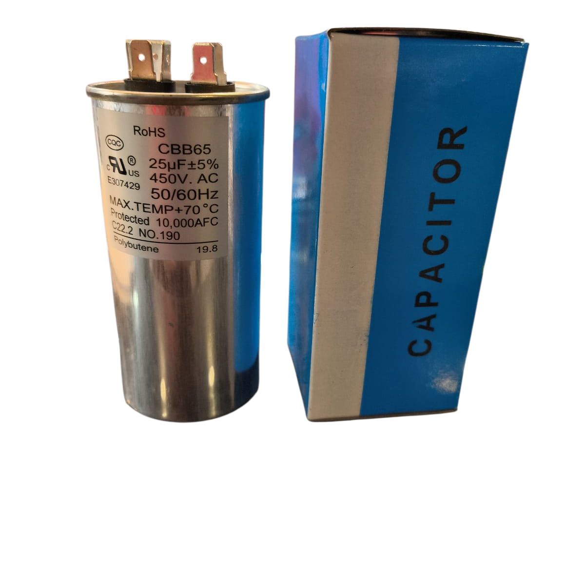 GENERICO - Capacitor 370v 25Uf para compresores
