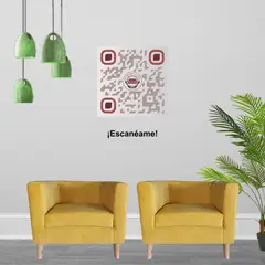 MUEBLERIA LATINA - PACK 2 POLTRONA BORLANGE CUBO FELPA AMARILLO