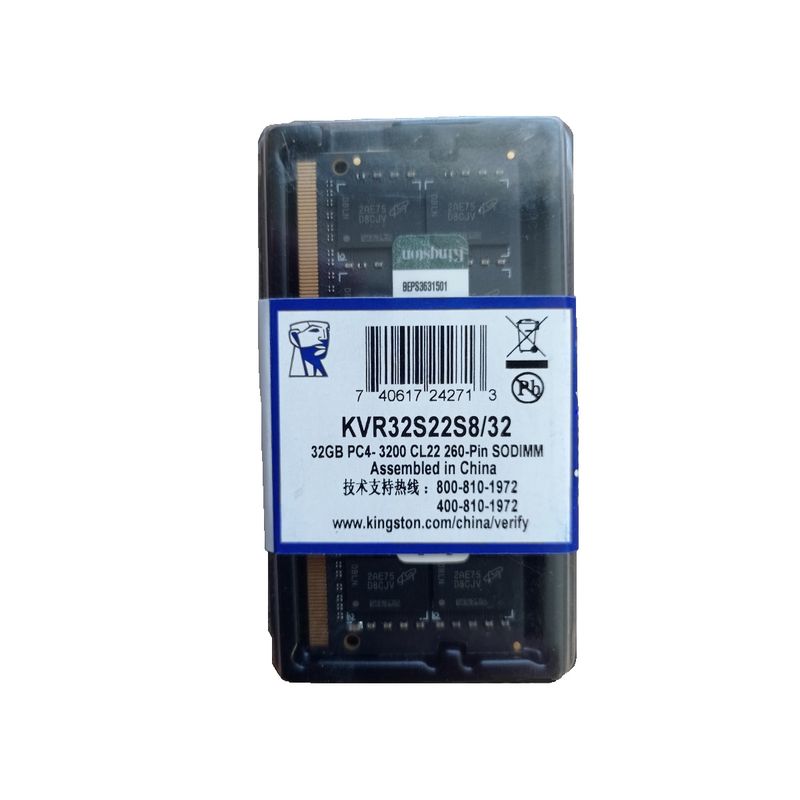 KINGSTON - Memoria RAM Kingston Sodimm DDR 4 32Gb 3200mhz