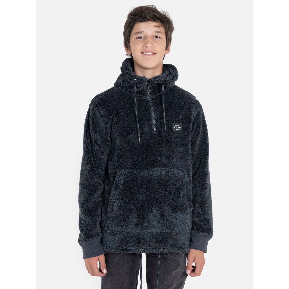 RIP CURL - Poleron CLASSIC 22 RP Juvenil Gris Oscuro Rip Curl