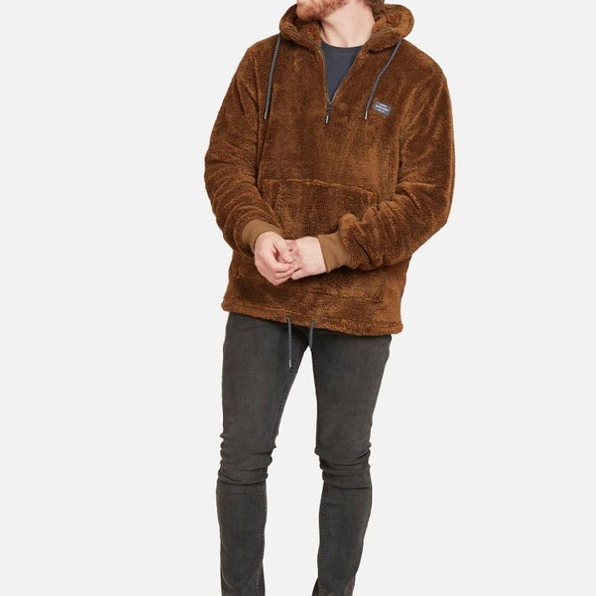 RIP CURL - Poleron CLASSIC SH RP Hombre Khaki Rip Curl