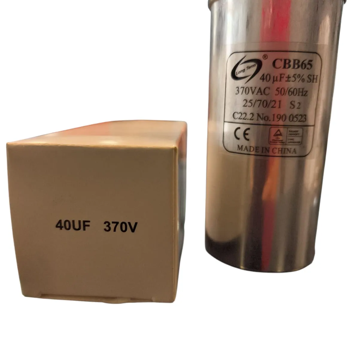 GENERICO - Capacitor 370v 40Uf para compresores