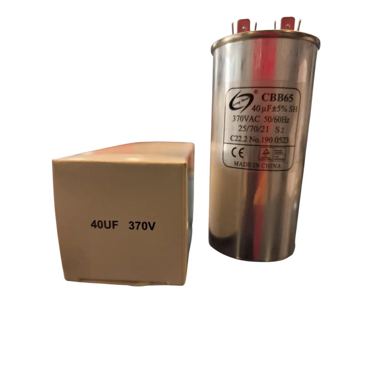 GENERICO - Capacitor 370v 40Uf para compresores