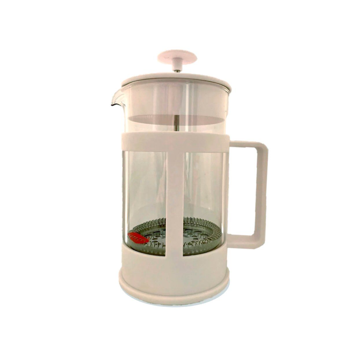 OROLEY - Cafetera Embolo Prensa Francesa Parma Blanca 6 Tazas Oroley OROLEY