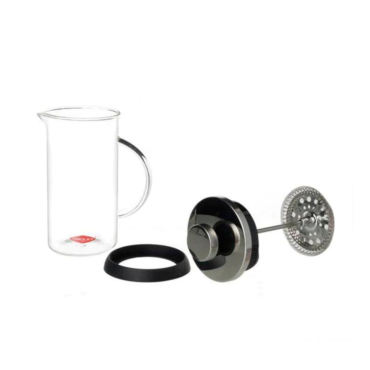 OROLEY - Cafetera Embolo Prensa Francesa Spezia 3 Tazas Oroley