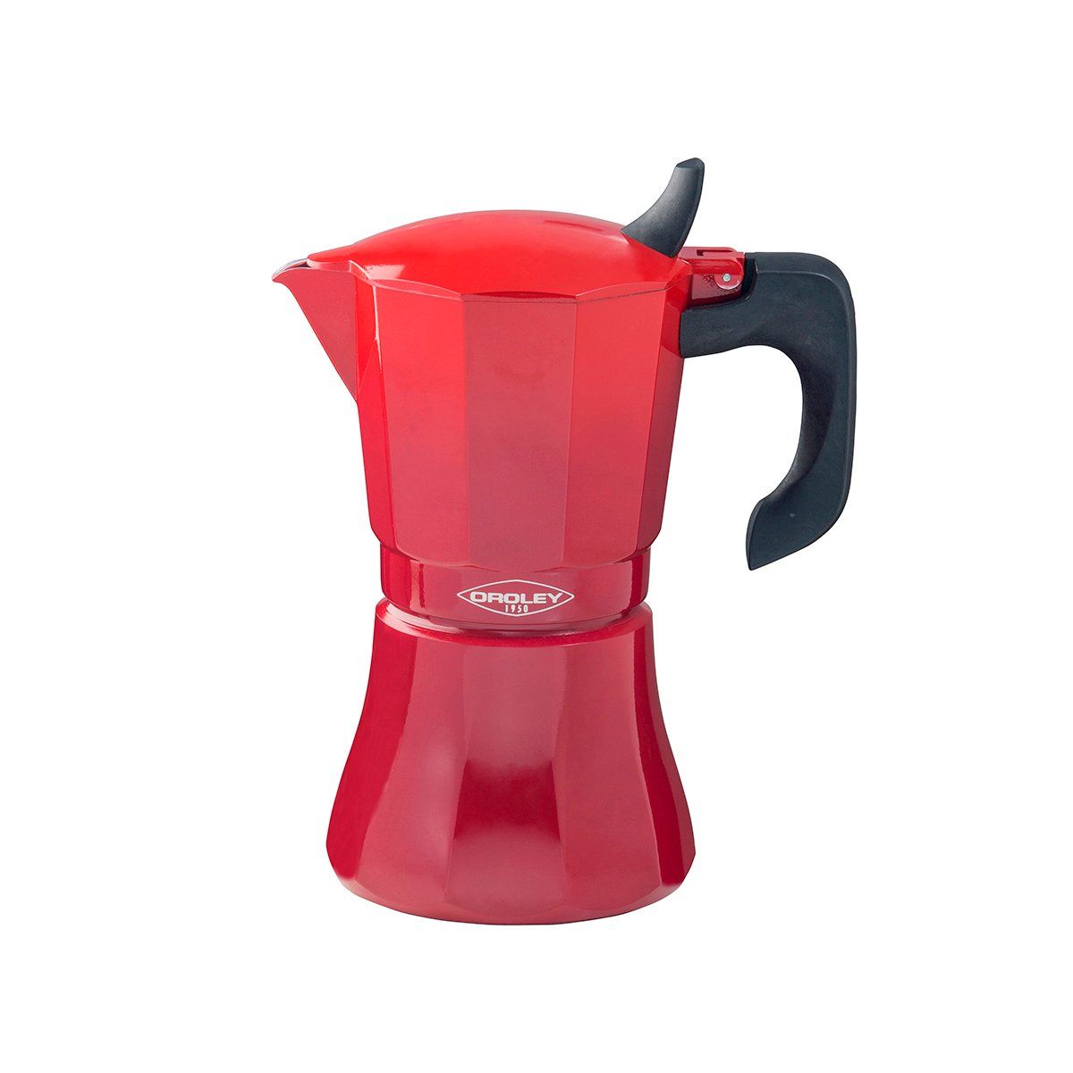 OROLEY - Cafetera Italiana de Induccion Petra Red 9 Tazas Oroley OROLEY