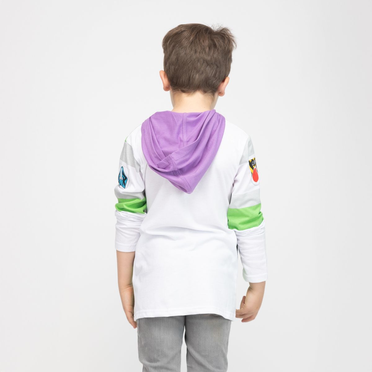 DISNEY - Polera Manga Larga Niño Buzz Costume Blanco Disney