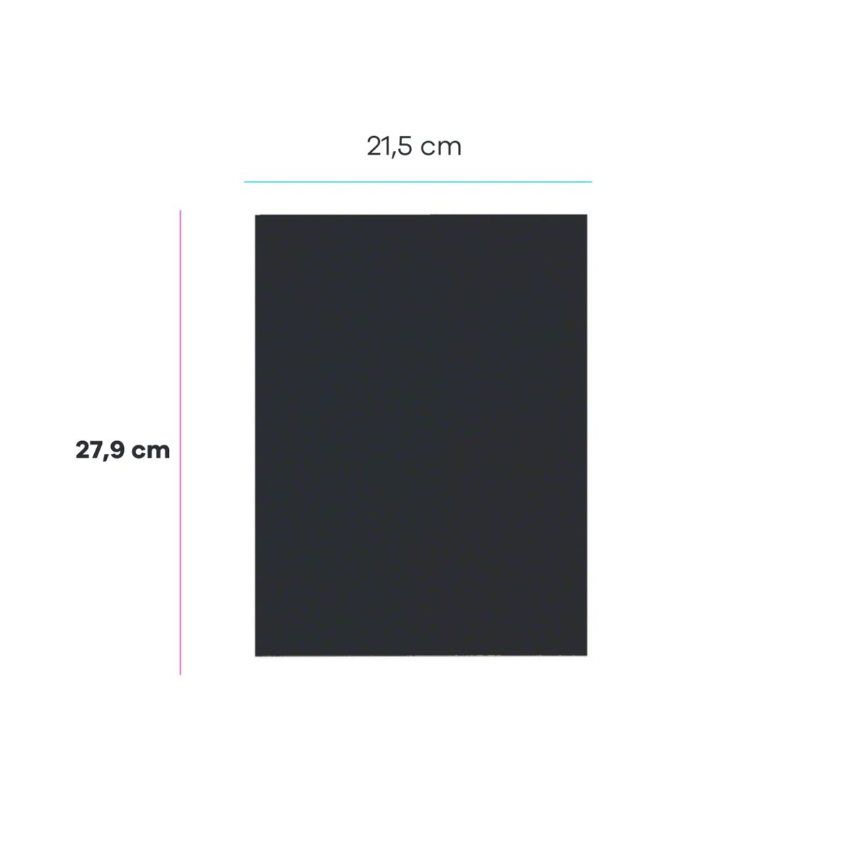 GENERICO - Hojas magneticas tipo carta 10 unidades imantadas 28x21 cm