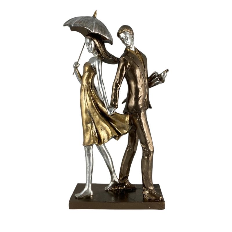 CAP DOR - Figura Decoración Enamorados Paraguas