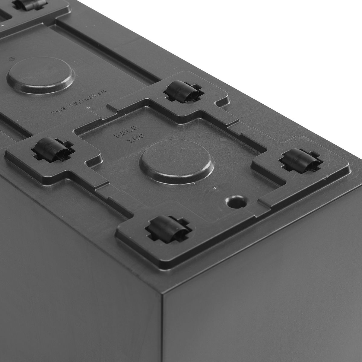 EURO3PLAST - Jardinera de plástico reciclado,99,5x39,5x39,5 cm, 102 litros…