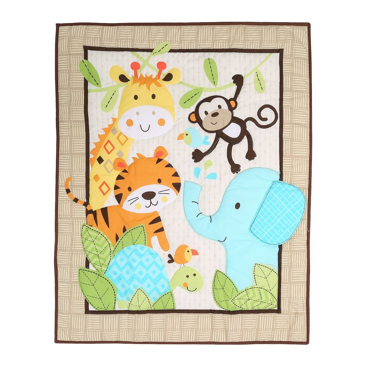 PELLITOS - SET ROPA DE CUNA JUNGLE HAPPY