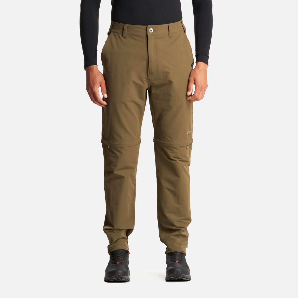 LIPPI - Pantalon Hombre Enduring Mix-2 Q-Dry Pants Verde Oliva Lippi